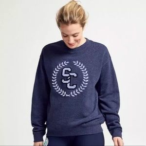 SoulCycle University Crewneck Blue Sweatshirt